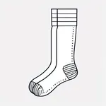 white tube socks image